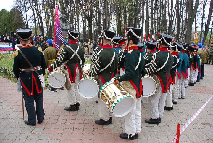 На реконструкции сражения 1812 года под Малоярославцем в 2016